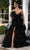 Portia and Scarlett PS24760 - Ruched Detailed Strapless Ballgown Quinceanera Dresses 00 / Black