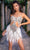 Portia and Scarlett PS24898C - Beaded Cut-Glass Cocktail Dress Cocktail Dresses 00 / Silver