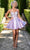 Portia and Scarlett PS25136 - Sequined Plunging V-Neck Cocktail Dress Cocktail Dresses