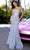 Portia and Scarlett PS25150 - Crystal Mermaid Prom Dress Pageant Dresses 00 / Cinderella Blue AB