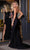 Portia and Scarlett PS25157 - Beaded Appliqued High Slit Prom Gown Prom Dresses