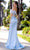 Portia and Scarlett PS25161 - Feathered Off Shoulder Prom Dress Prom Dresses