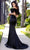 Portia and Scarlett PS25161 - Feathered Off Shoulder Prom Dress Prom Dresses