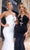 Portia and Scarlett PS25177 - Plunging Neckline Mermaid Prom Gown Prom Dresses