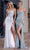 Portia and Scarlett PS25184 - Bejeweled Drape Prom Dress Prom Dresses 00 / Sage