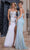 Portia and Scarlett PS25184 - Bejeweled Drape Prom Dress Prom Dresses