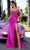 Portia and Scarlett PS25186 - Rhinestone Corset Sleeveless Prom Gown Prom Dresses 00 / Hot Pink