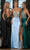 Portia and Scarlett PS25191 - Bejeweled Lace Up Prom Dress Prom Dresses