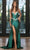 Portia and Scarlett PS25203 - Sash Detailed Prom Dress Prom Dresses 00 / Emerald