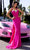 Portia and Scarlett PS25223 - Crisscross Back Prom Dress Prom Dresses 00 / Hot Pink