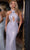 Portia and Scarlett PS25232 - Halter Cut-Out Detailed Prom Gown Pageant Dresses