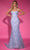 Portia and Scarlett PS25251 - Lace Detailed Prom Dress Prom Dresses 00 / Light Blue