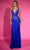 Portia and Scarlett PS25267 - Beaded V-Neck Prom Dress Prom Dresses 00 / Cobalt