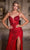 Portia and Scarlett PS25278 - Beaded Lace Up Prom Dress Prom Dresses