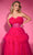 Portia and Scarlett PS25305 - Ruffle Detailed Strapless Ballgown Ball Gowns