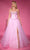 Portia and Scarlett PS25336 - Crystal Beaded Scoop Ballgown Ball Gowns 00 / Pink