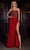 Portia and Scarlett PS25434C - Beaded Scoop Prom Dress Prom Dresses 00 / Red