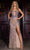 Portia and Scarlett PS25438C - Crystal Beads Scoop Evening Dress Special Occasion Dress 00 / Lilac/Silver