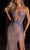 Portia and Scarlett PS25438C - Crystal Beads Scoop Evening Dress Special Occasion Dress