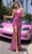 Portia and Scarlett PS25458C - Sleeveless Bedazzled Prom Dress Pageant Dresses 00 / Fuchsia Multi