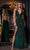 Portia and Scarlett PS25472C - Sequin High Slit Prom Dress Prom Dresses 00 / Emerald