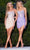 Portia and Scarlett PS25552 - Bejeweled Scoop Cocktail Dress Special Occasion Dress 00 / Lilac