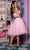 Portia and Scarlett PS25600E - Tea Length Ruffle Trim Dress Homecoming Dresses