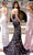 Portia and Scarlett PS25601E - Floral Embroidered High Slit Prom Gown Prom Dresses