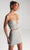 Portia and Scarlett PS329B - Crystal Bead Embellished Sleeveless Cocktail Dress Cocktail Dresses 6 / Silver