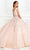 Princesa by Ariana Vara PR11921 - Beaded Lace with Cape Ball Gown