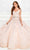 Princesa by Ariana Vara PR11921 - Beaded Lace with Cape Ball Gown