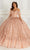 Princesa by Ariana Vara PR22144 - Beaded Glitter Tulle Ball Gown