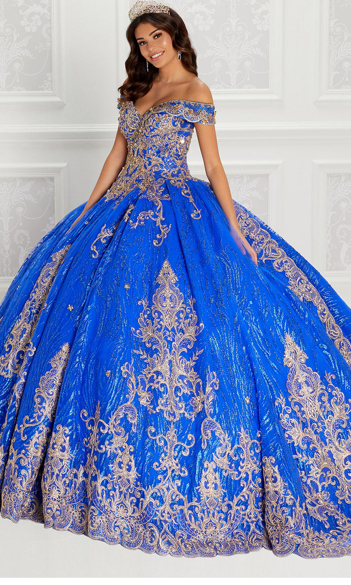 Princesa by Ariana Vara PR22148 - Off-Shoulder Quinceañera Ball Gown