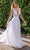 Primavera Couture 11142 - Plunging V-Neck Beaded A-Line Gown Wedding Dresses