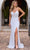 Primavera Couture 11145 - Beaded Sheer Corset V-Neck Evening Gown Wedding Dresses