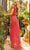 Primavera Couture 12059 - Cap Sleeve Ruffle Prom Dress Evening Dresses 6 / Red