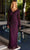 Primavera Couture 12154 - Long Sleeve Beaded Evening Dress Evening Dresses 4 / Blackberry