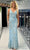 Primavera Couture 12180 - Beaded Applique Plunging V-Neck Prom Dress Special Occasion Dress