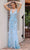 Primavera Couture 12180 - Beaded Applique Plunging V-Neck Prom Dress Special Occasion Dress