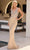 Primavera Couture 13131 - Plunging V-Neck Column Evening Dress Evening Dresses 4 / Nude