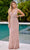 Primavera Couture 13132 - V-Neck Sleeveless Beaded Evening Gown Mother of the Bride Dresses 4 / Rose Gold