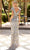 Primavera Couture 13137 - Short Sleeve Sequin with V-Back Evening Gown Mother of the Bride Dresses