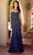 Primavera Couture 13145 - Strapless Sheer Capelet Evening Dress Mother of the Bride Dresses