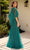 Primavera Couture 13145 - Strapless Sheer Capelet Evening Dress Mother of the Bride Dresses