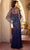 Primavera Couture 13145 - Strapless Sheer Capelet Evening Dress Mother of the Bride Dresses