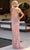 Primavera Couture 13147 - Puff Sleeve Surplice V-Neck Evening Dress Mother of the Bride Dresses