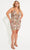 Primavera Couture 14060 - Floral Sequined Sleeveless Cocktail Dress Special Occasion Dress 14W / Vintage Rose