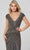 Primavera Couture 3674 - Embellished Deep V-Neck Evening Gown Mother Of The Bride Dresses 12 / Midnight