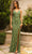 Primavera Couture 3913 - Sequin Ornate Prom Dress Prom Dresses 000 / Sage Green