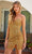 Primavera Couture 4201 - Strapless Sequin Cocktail Dress Homecoming Dresses 4 / Gold